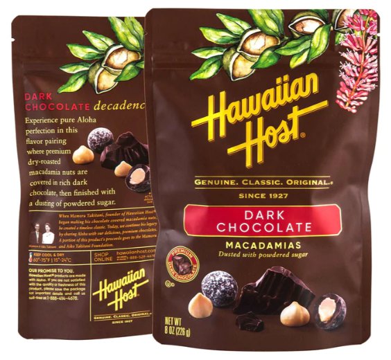 Hawaiian Host Macadamia Nut Bags