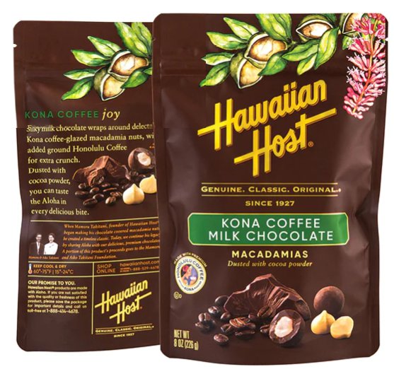 Hawaiian Host Macadamia Nut Bags