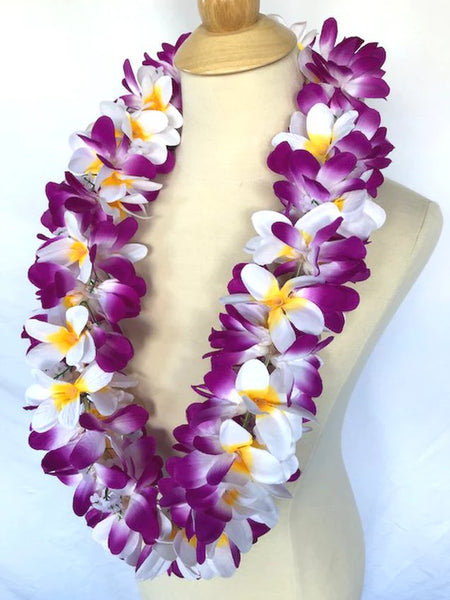 Hawaii Flower Lei Plumeria (purple)