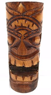 Hawaii Tiki Totem "Love Tiki" hand carved