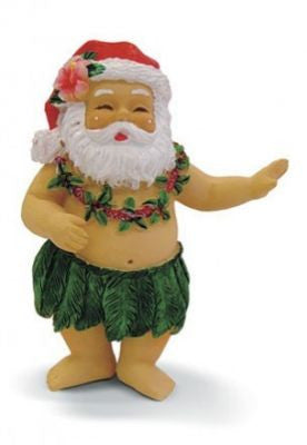 Hawaiian Santa Christmas Ornament