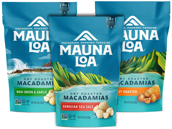 Mauna Loa Macadamia Nuts 8oz Bags