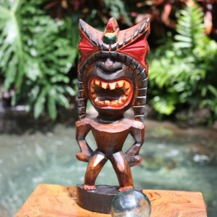 Hawaii "Money Tiki" hand-carved